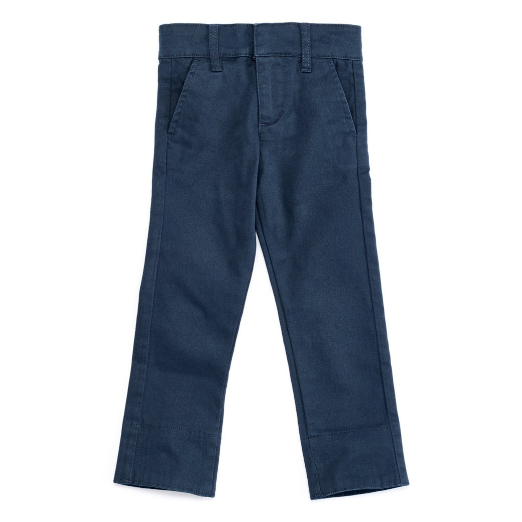 Kids Slim-Fit Twill School Uniform Pants / Wrinkle Resistant / Discontinued