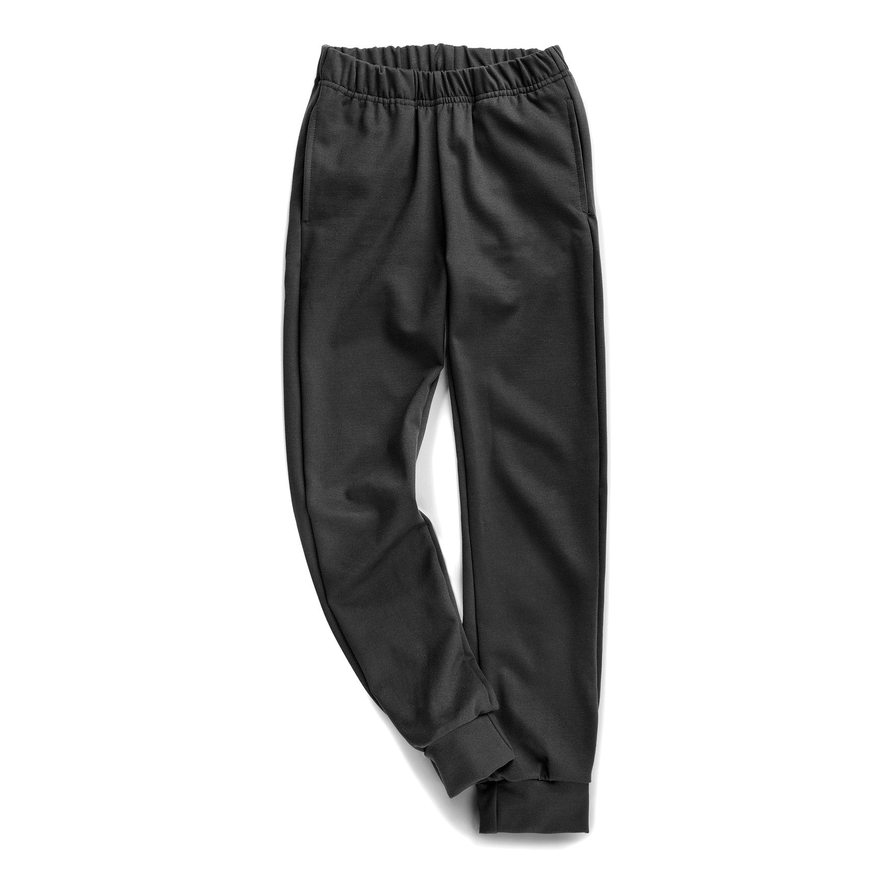 Black Gender-Neutral Knit Jogger Trouser for Tall Skinny Preschoolers
