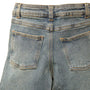 Back Pocket of Daphne Cut Wide Leg Jeans / StiltBird Apparel