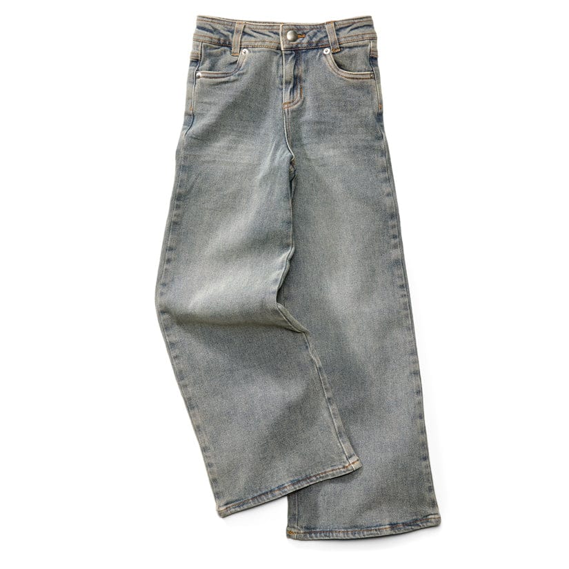 Slim and Long - Wide Leg Jeans by StiltBird Apparel / Light Wash