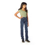 Young Girl Wearing Alex Cut Dark Wash Jeans / StiltBird Apparel