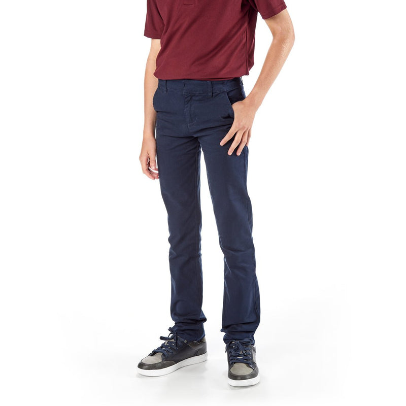 Kids Slim-Fit Twill School Uniform Pants / Wrinkle Resistant / Discontinued